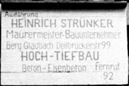 Geschichte - Heinrich Strünker Bauunternehmung